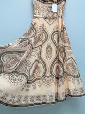ZIMMERMANN 26S PATTERNED SPAGHETTI STRAP DRESS STYLE 96