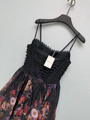 ZIMMERMANN 26S PATTERNED CAMI DRESS STYLE 66