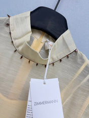 ZIMMERMANN 26S BEADED COLLAR DRESS STYLE 33