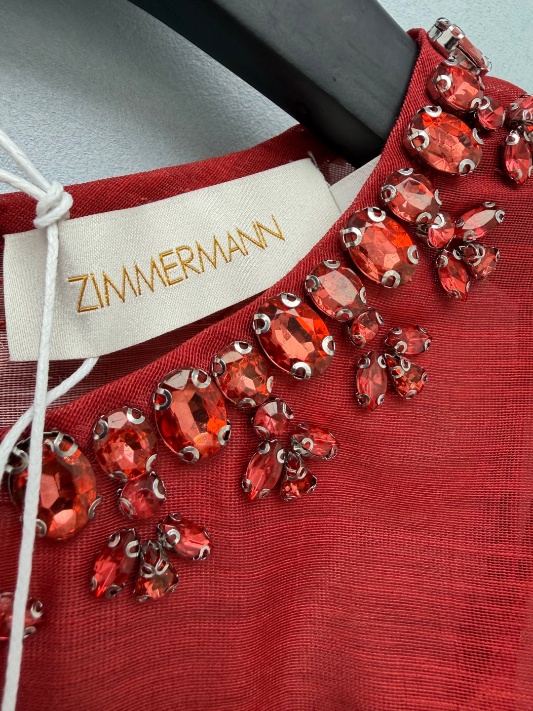ZIMMERMANN 26S BEADED NECK DRESS STYLE 22
