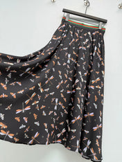 GUCCI 26S SATIN MIDI SKIRT 365
