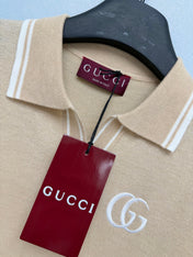 GUCCI 26S KNIT POLO SHIRT 392