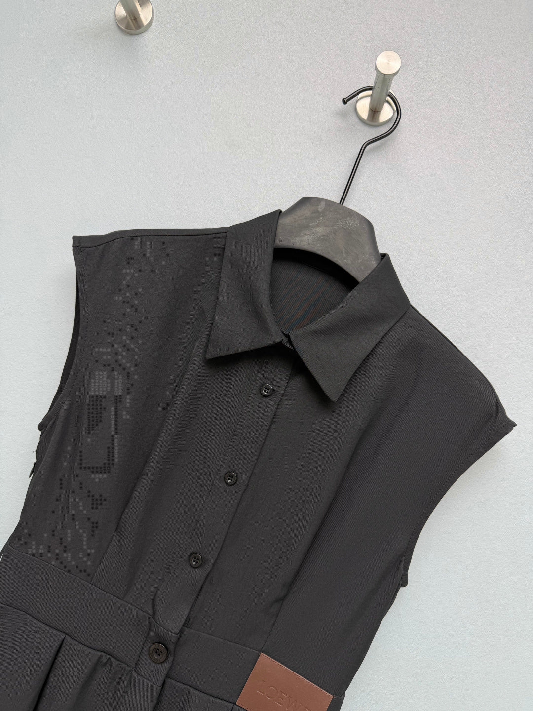 LOEWE 26S SLEEVELESS SHIRT DRESS 346