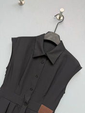 LOEWE 26S SLEEVELESS SHIRT DRESS 346