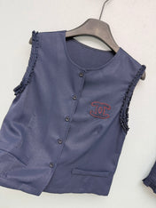 CHANEL 26S VEST TOP & SHORTS SET STYLE 1175