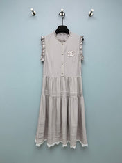 CHANEL 26S PLEATED SLEEVELESS DRESS STYLE 1128