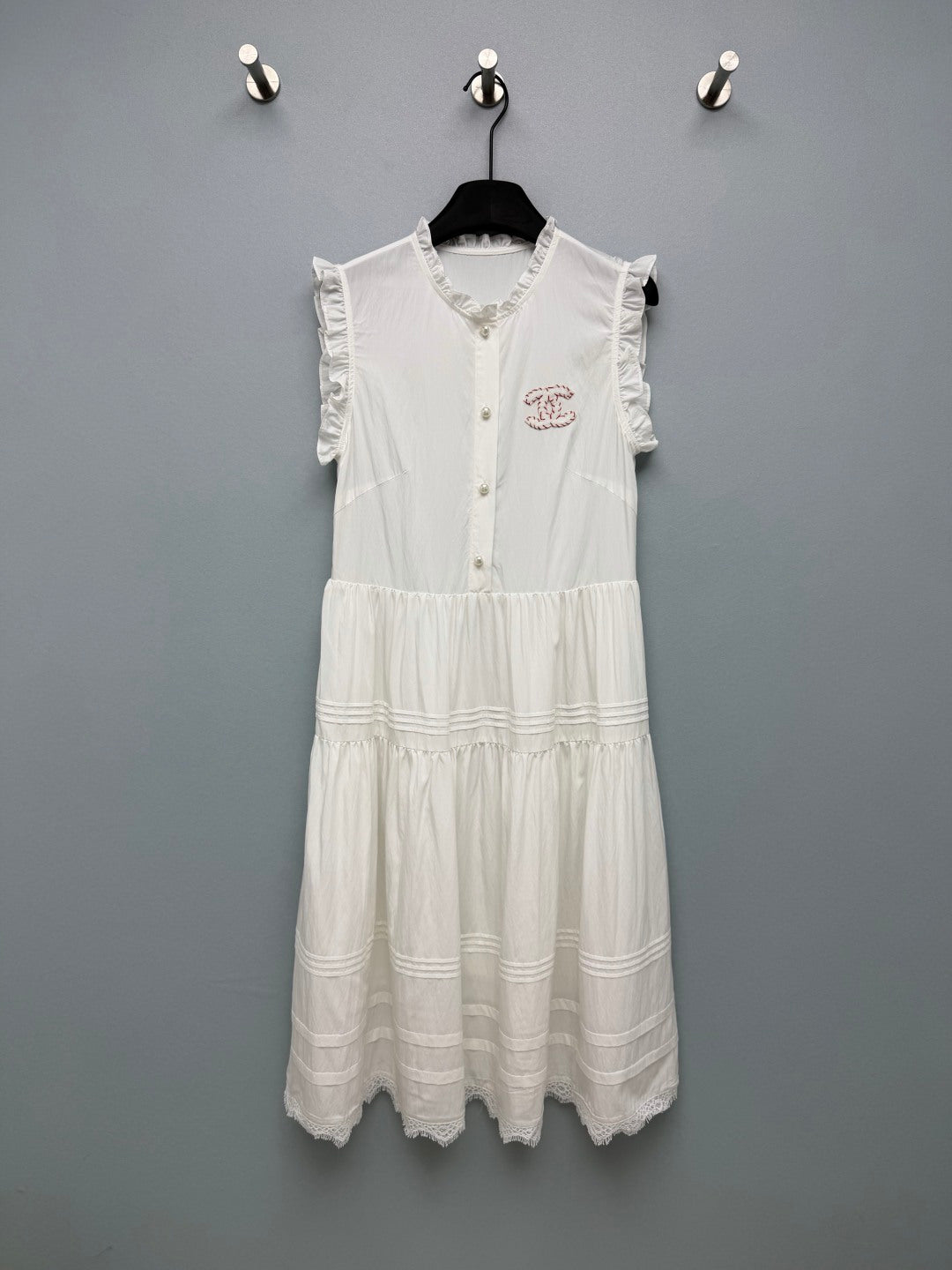 CHANEL 26S PLEATED SLEEVELESS DRESS STYLE 1127