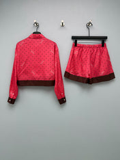 VALENTINO 26S LONG-SLEEVE SHIRT & SHORTS SET 372