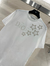 DIOR 25S ROUND-NECK SEQUIN T-SHIRT 731