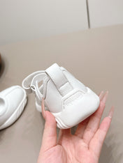 HM 26S KICHU BALLET FLAT IN WHITE CALFSKIN