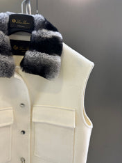 LP 26S FUR-COLLAR VEST 594