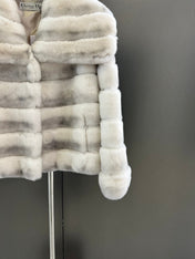 DIOR 25S RABBIT FUR JACKET 738
