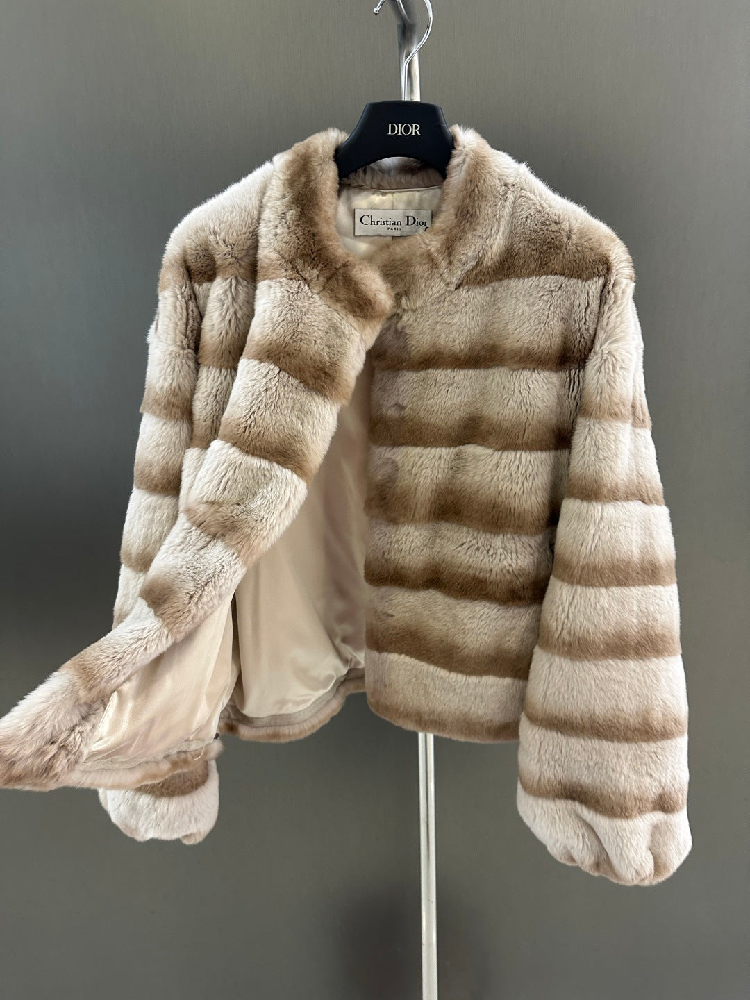DIOR 25S RABBIT FUR JACKET 737