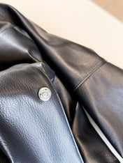 HERMES 25S STAND-COLLAR SHEEPSKIN JACKET 312