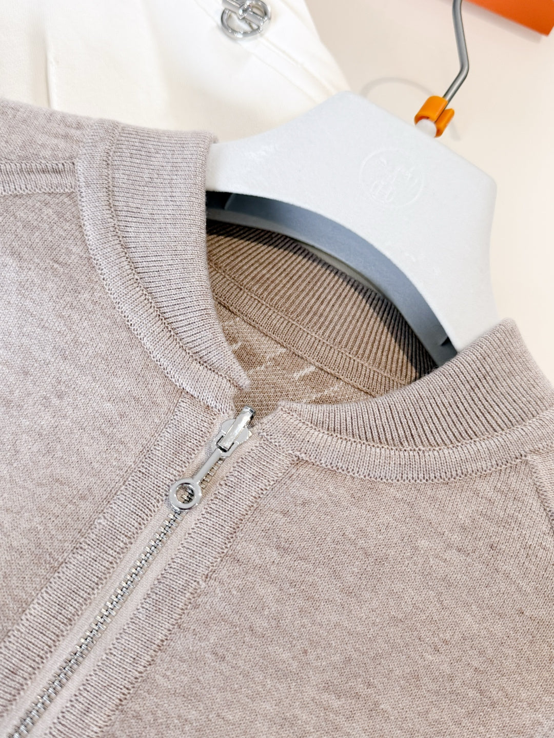 HERMES 25S ZIP-UP KNIT SWEATER 265