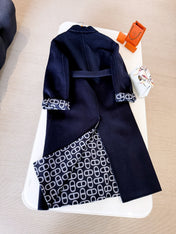 HERMES 25S BELTED CASHMERE PEACOAT 269