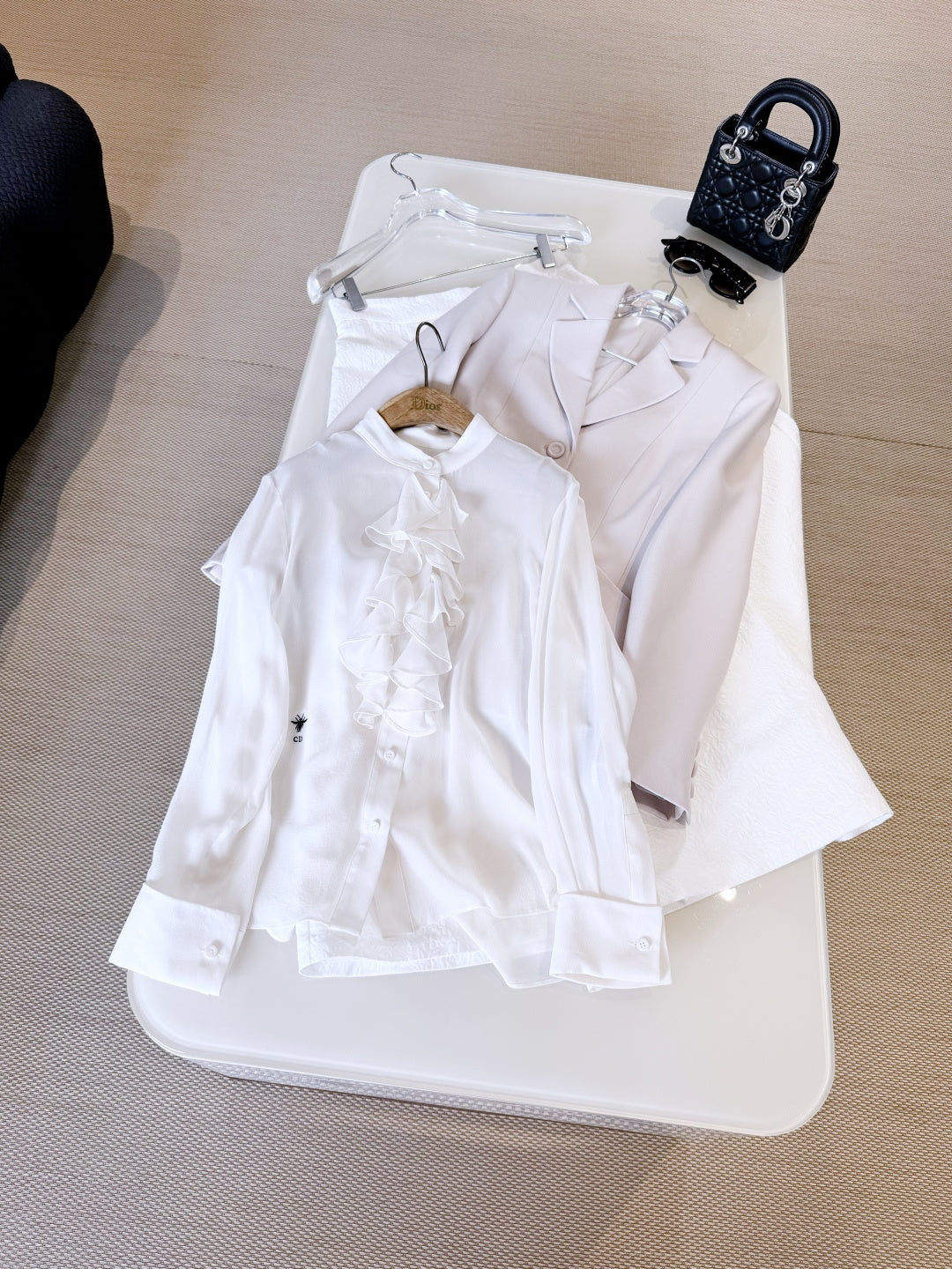 DIOR 25S PLEATED SHIRT 721