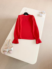 VALENTINO 26S LONG-SLEEVE SILK SHIRT 1229