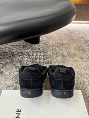 CELINE 26S SNEAKER IN BLACK SUEDE