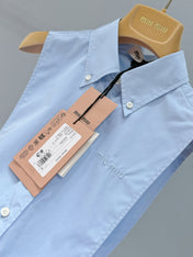 MIUMIU 26S SLEEVELESS SHIRT 905