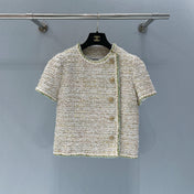 CHANEL 26S SHORT-SLEEVE TWEED JACKET 891
