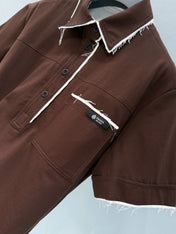 PRADA 26S SHORT SLEEVED POLO SHIRT 808