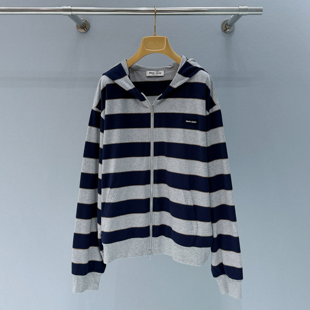 MIUMIU 26S ZIP UP HOODIE 898