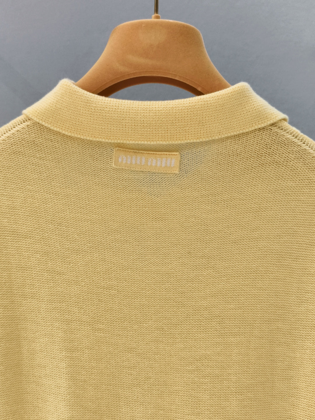 MIUMIU 26S KNITTED POLO SHIRT 882