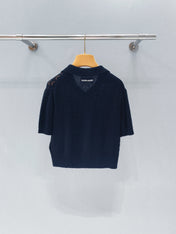 MIUMIU 26S KNITTED POLO SHIRT 881
