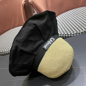 WIDE BRIM HAT MODEL 651949 IN BLACK MESH FABRIC