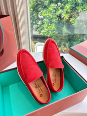 LP LOAFERS 25S IN RED CASHMERE