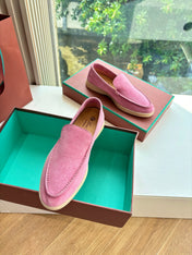 LP LOAFERS 25S IN PINK CASHMERE