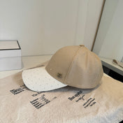 CHANEL 26S CRYSTAL-EMBELLISHED BASEBALL CAP 337796