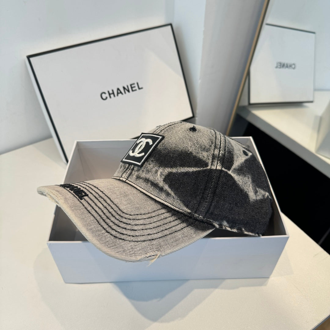 CHANEL 26S DENIM BASEBALL CAP 337806
