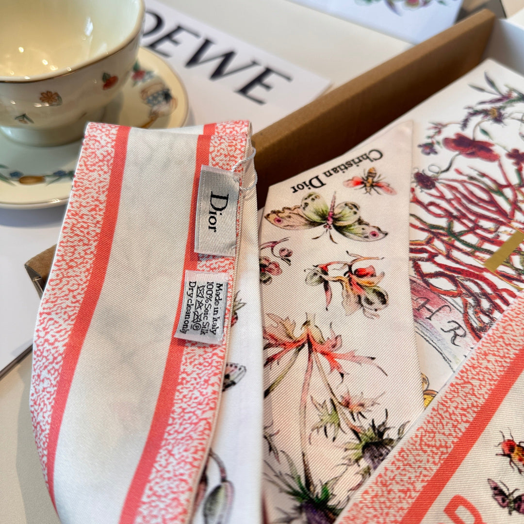DIOR 26S SCARF 100CM IN SILK 305866