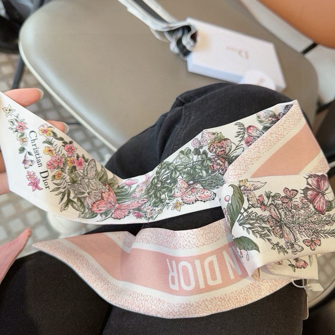 DIOR 26S SCARF 100CM IN SILK 309511