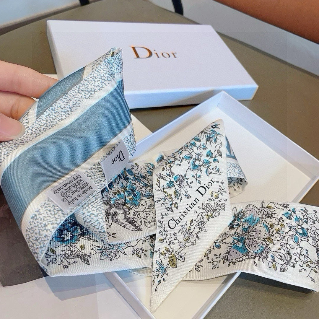 DIOR 26S SCARF 100CM IN SILK 309512