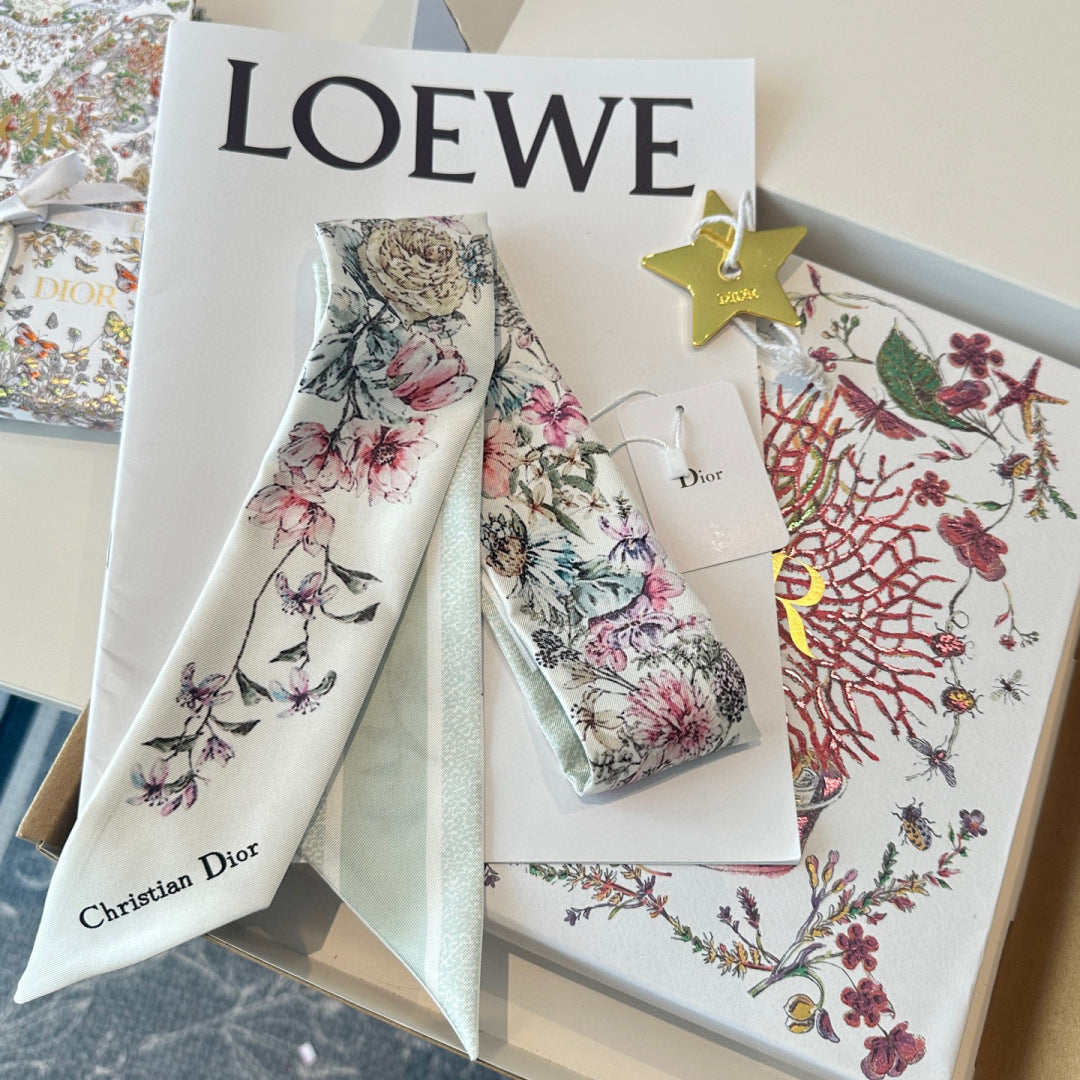 DIOR 26S SCARF 100CM IN SILK 309537