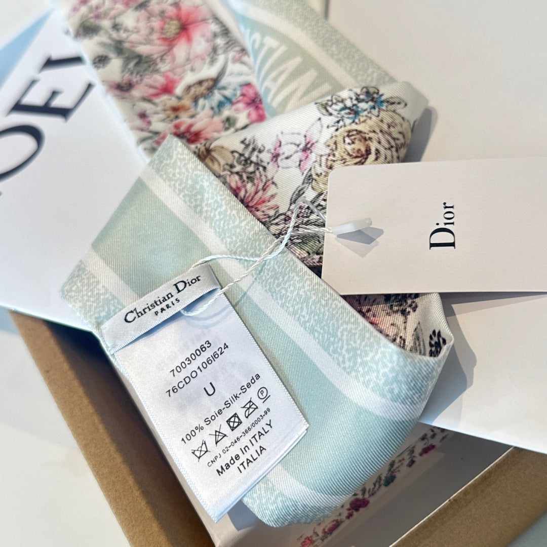 DIOR 26S SCARF 100CM IN SILK 309537