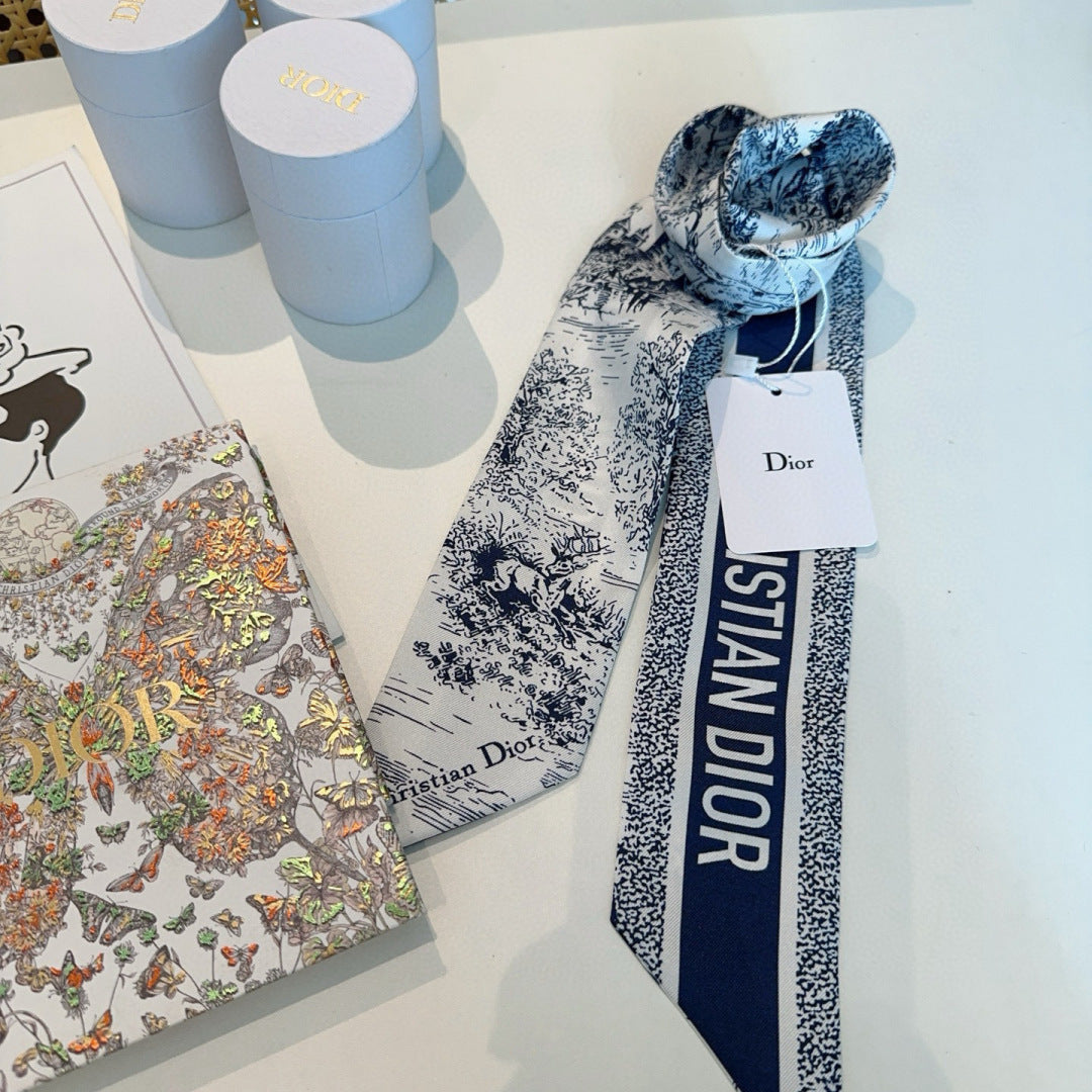 DIOR 26S SCARF 105CM IN SILK 309544