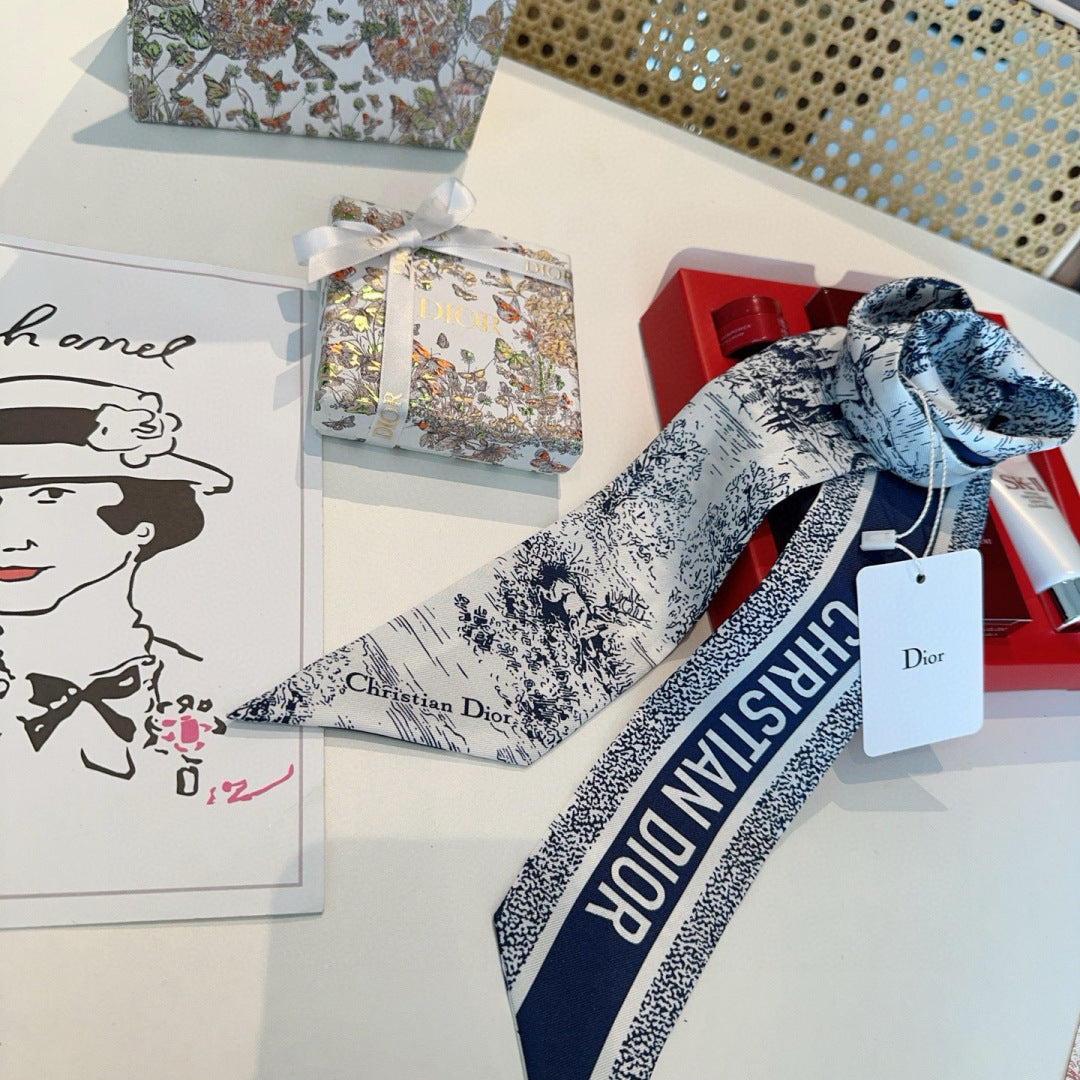 DIOR 26S SCARF 105CM IN SILK 309544