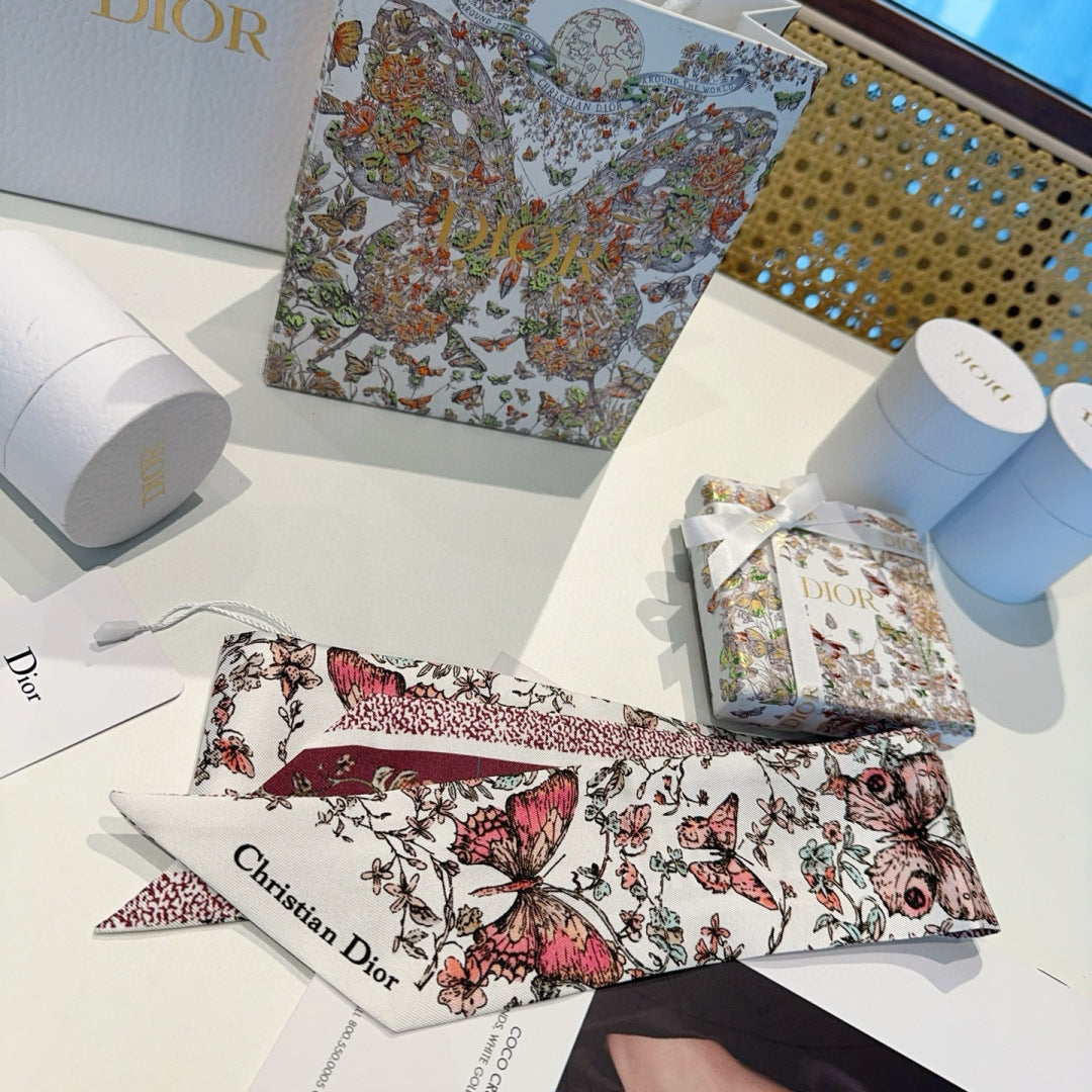 DIOR 26S SCARF 100CM IN SILK 311710