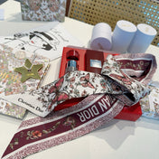 DIOR 26S SCARF 100CM IN SILK 311710