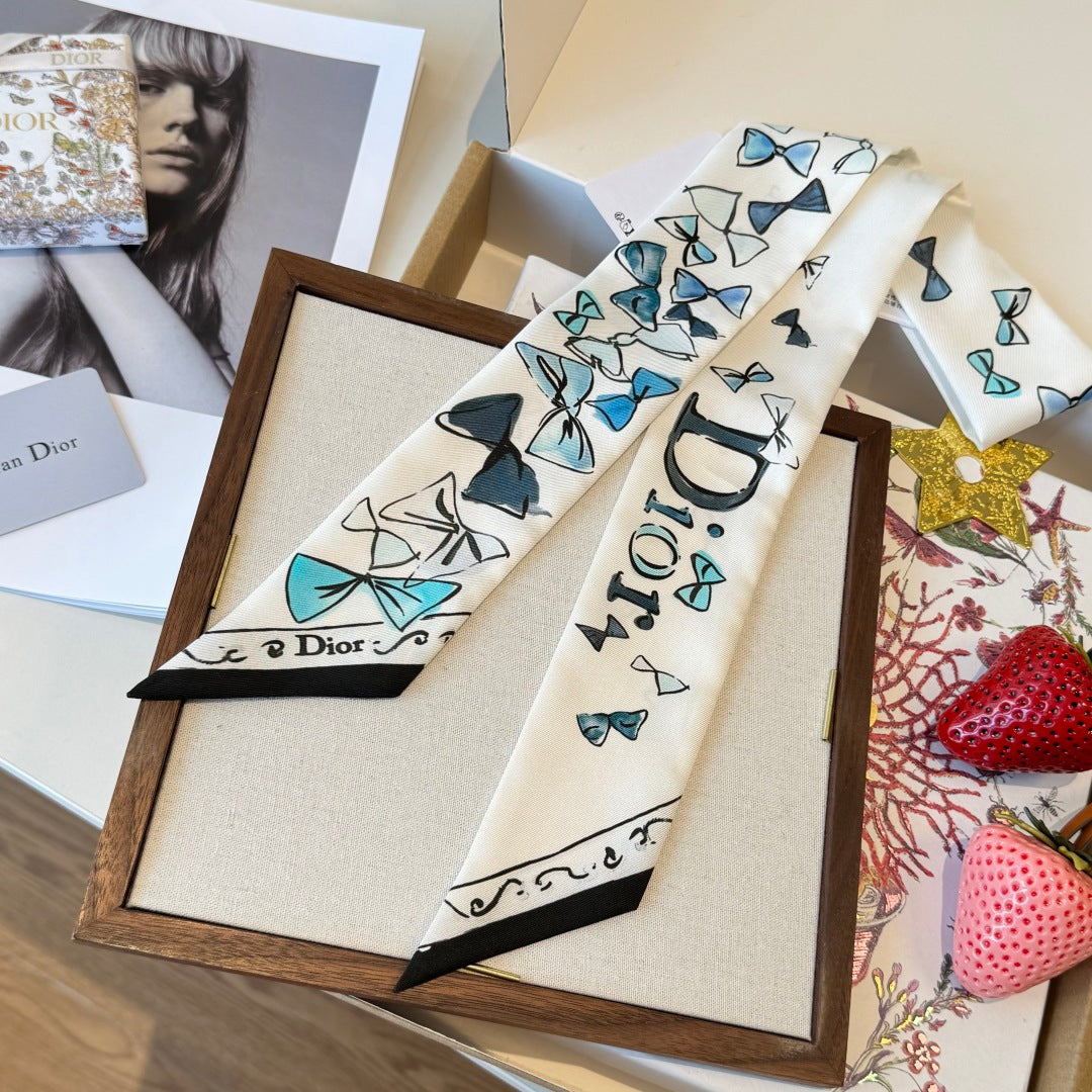 DIOR 26S SCARF 100CM IN SILK 313108