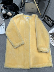CHANEL 25S SHEEP FUR COAT 504