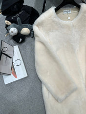 CHANEL 25S SHEEP FUR COAT 506