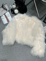 CHANEL 25S FOX FUR JACKET 594