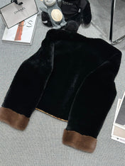 HERMES 25S REVERSIBLE FUR JACKET 474