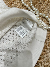 CHANEL 26S SHORT-SLEEVE KNIT POLO SHIRT 977