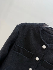 CHANEL 26S FLORAL TRIM TWEED JACKET 1285